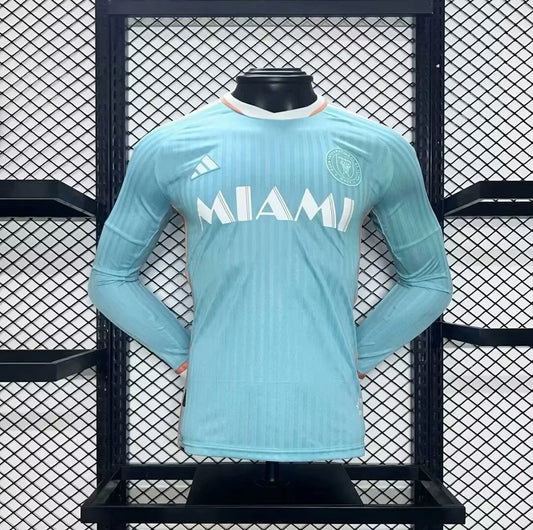 CAMISETA INTER MIAMI Ill 24/25 MANGA LARGA (VERSIÓN JUGADOR)