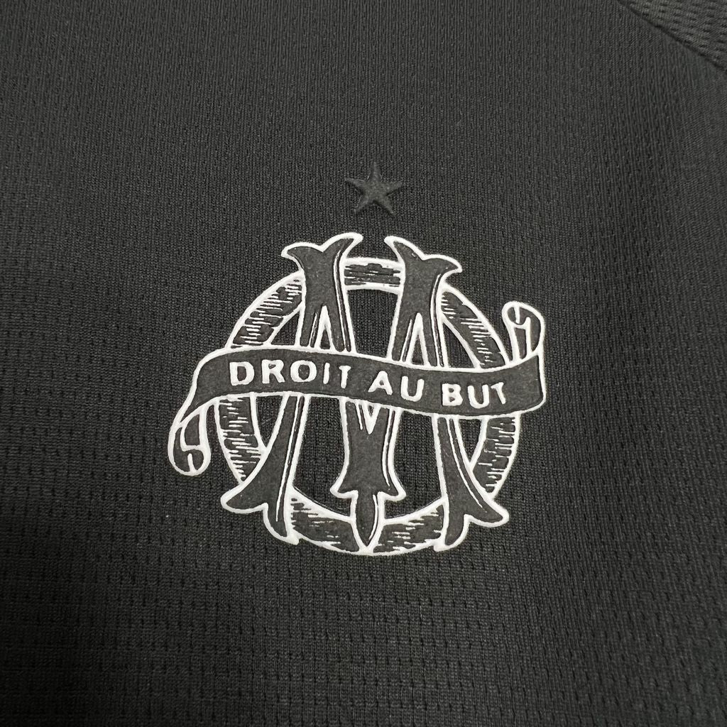 CAMISETA OLYMPIQUE DE MARSEILLE EDICIÓN ANIVERSARIO 125 NEGRA