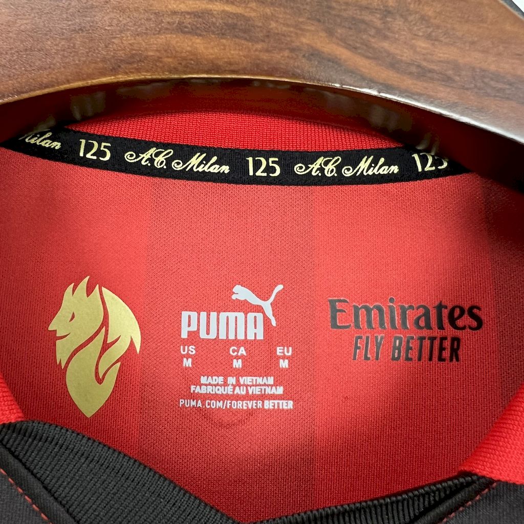 CAMISETA AC MILAN 2024/25 EDICION 125th ROJA