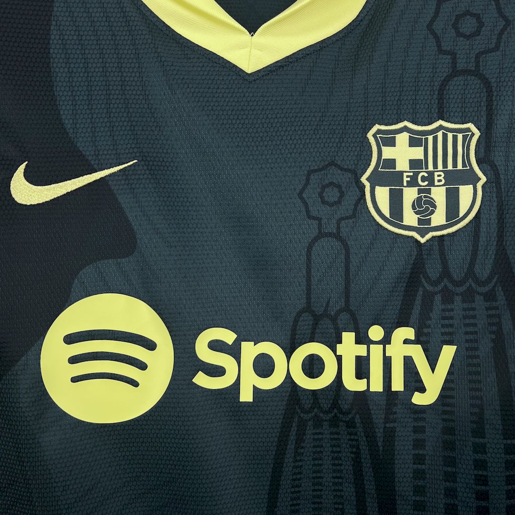 CAMISETA BARCELONA 2024/25 ENTRENAMIENTO VERDE OSCURO