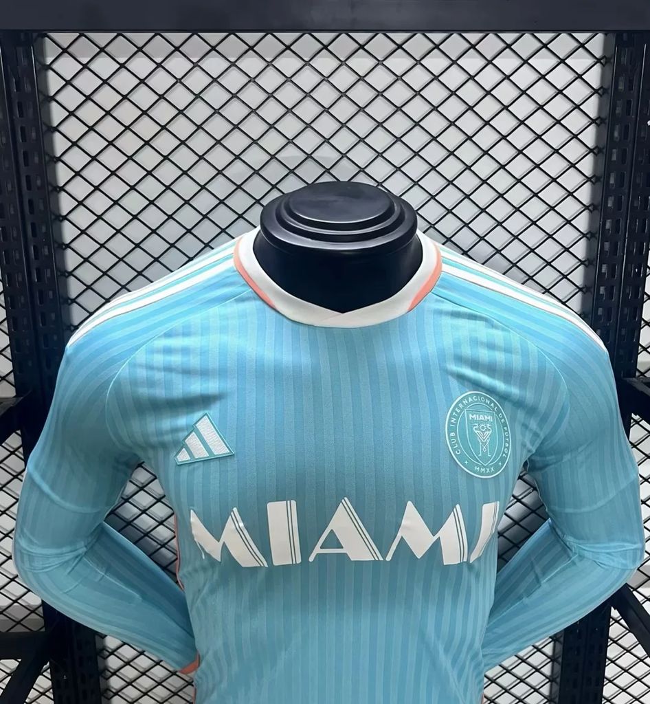 CAMISETA INTER MIAMI Ill 24/25 MANGA LARGA (VERSIÓN JUGADOR)