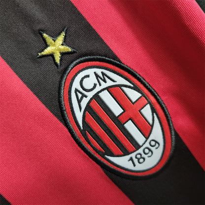 CAMISETA MILAN LOCAL 09/10 RETRO MANGA LARGA