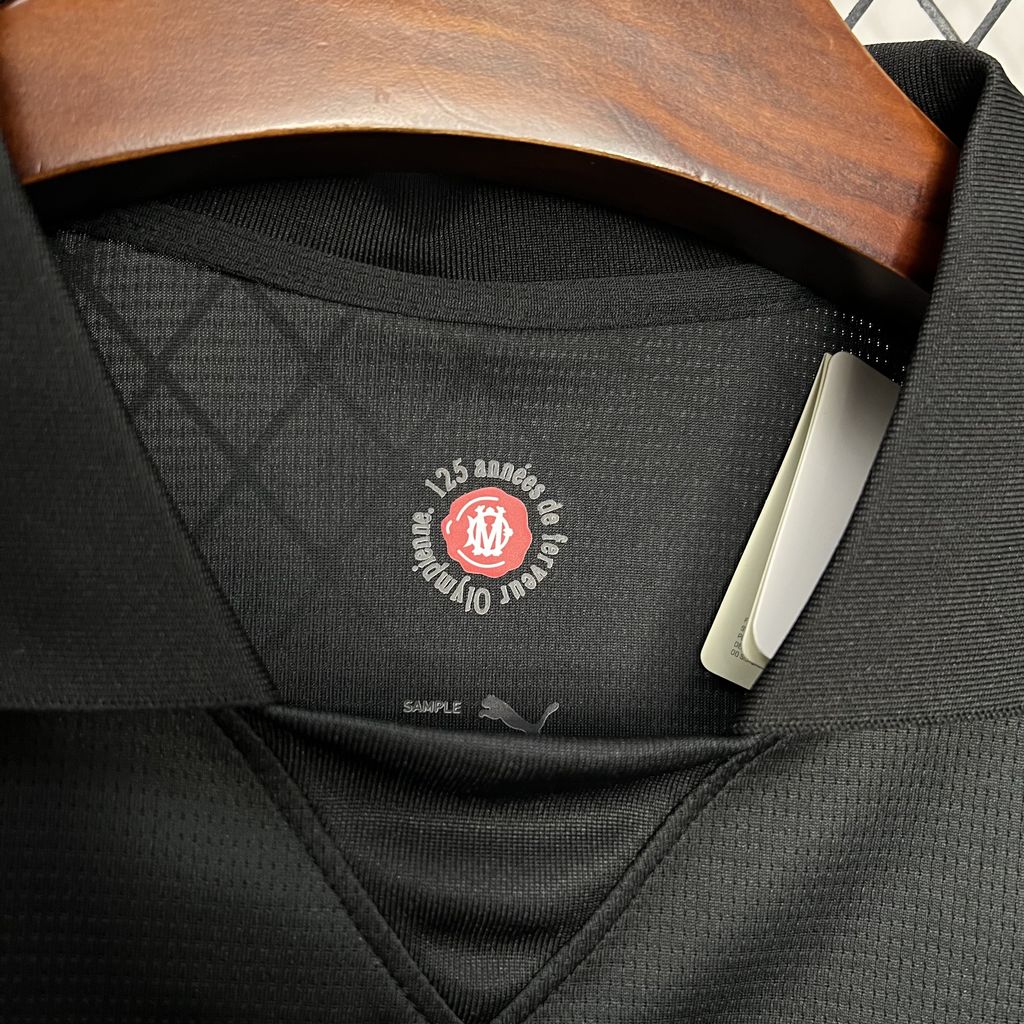 CAMISETA OLYMPIQUE DE MARSEILLE  EDICIÓN ANIVERSARIO 125 NEGRA