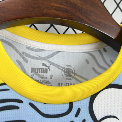 CAMISETA MANCHESTER CITY 2025/26 VERSION BLANCO Y AZUL