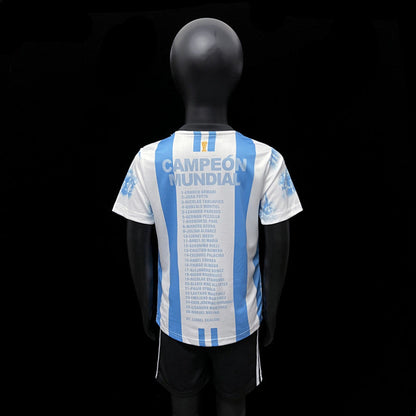 CAMISETA ARGENTINA EDICIÓN COMEMORATIVA I 23/24 CONJUNTO INFANTIL