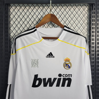 CAMISETA REAL MADRID I 09/10 HOMBRE (RETRO) MANGA LARGA