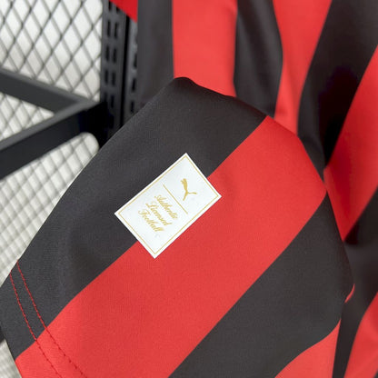 CAMISETA AC MILAN 2024/25 125th MANGA LARGA ROJA