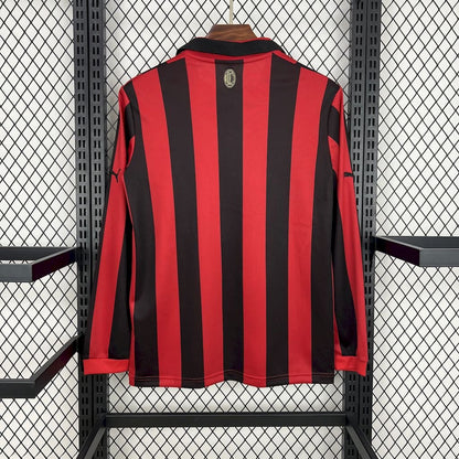 CAMISETA AC MILAN 2024/25 125th MANGA LARGA ROJA