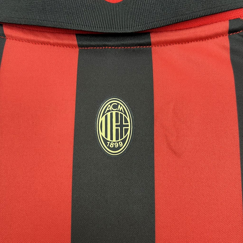 CAMISETA AC MILAN 2024/25 125th MANGA LARGA ROJA