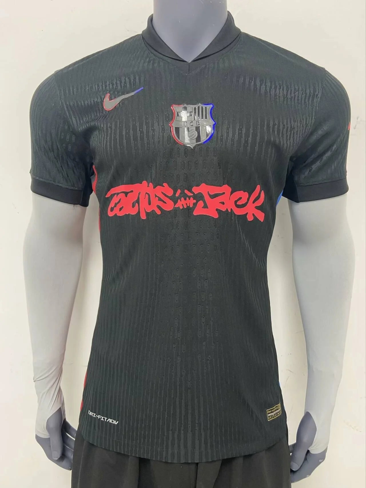 CAMISETA BARCELONA TRAVIS SCOTT 24/25 VERSION NEGRA